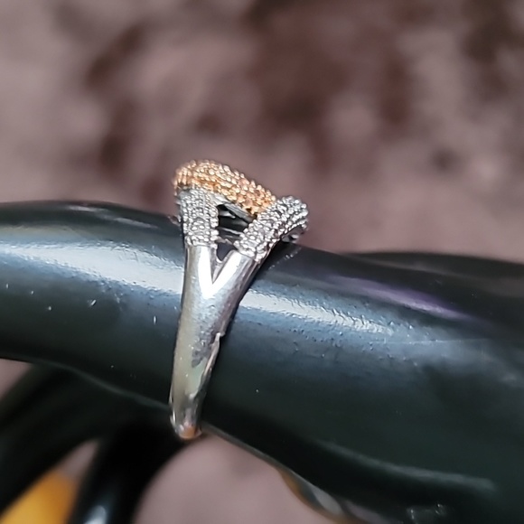 925 Two-tone Ring - Picture 2 of 5